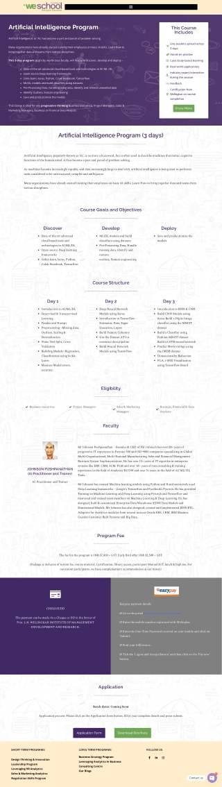 Master AI Essentials with an Industry-Focused Artificial Intelligence Program