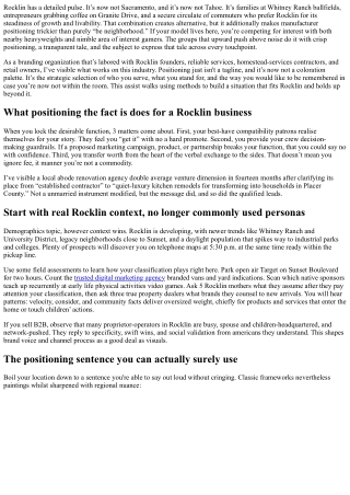 Brand Positioning for Rocklin Businesses: A Branding Agency Guide