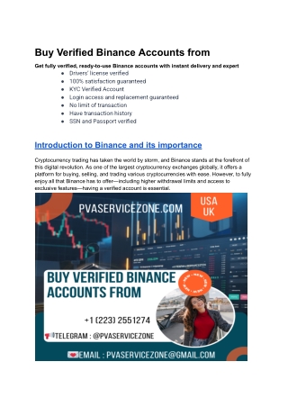 Buy Verified Binance Accounts from (1)