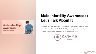Male Infertility Awareness: Let’s Talk About It
