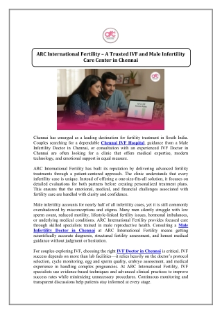 Chennai Ivf Hospital