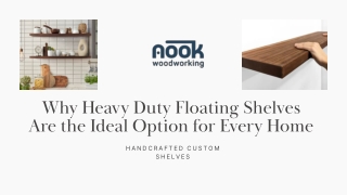 Why Heavy Duty Floating Shelves Are the Ideal Option for Every Home