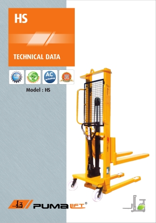 Hand Stackers HS-5:8:10:12 | Puma Lift PVT.Ltd