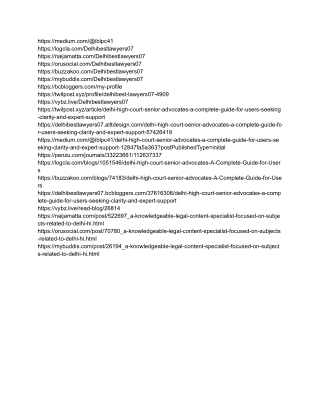 delhi high court senior advocates A Complete Guide for Users Seeking Clarity and Expert Support