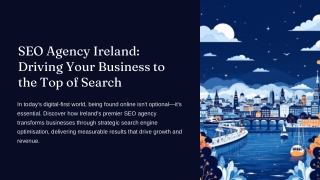 Ireland’s Trusted SEO Expertise for Better Rankings