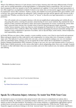 Car Accident Vs Personal Injury Lawyers George Sink