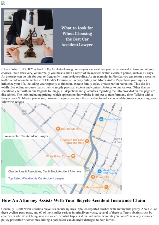 Bikers: What To Do If You Are Hit By An Automobile