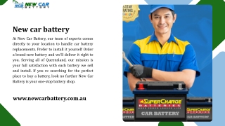 New car battery