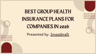 Best Group Health Insurance Plans for Companies in 2026