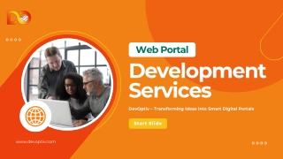 Web Portal Development – DevOptiv