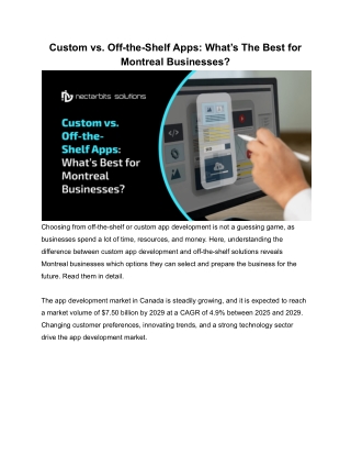 Custom vs. Off-the-Shelf Apps_ What’s The Best for Montreal Businesses_