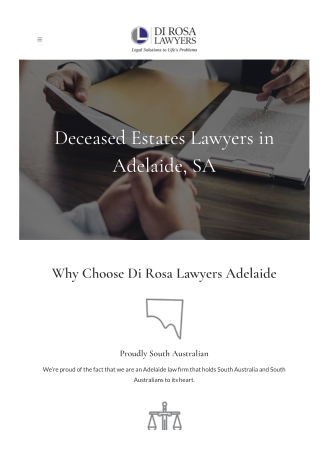 Deceased Estates Lawyers Adelaide
