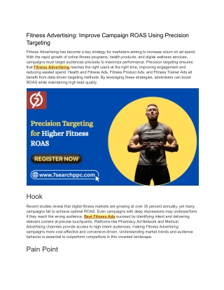 Fitness Advertising_ Improve Campaign ROAS Using Precision Targeting
