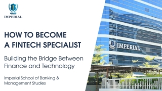 How to Become a FinTech Specialist Guide 2025