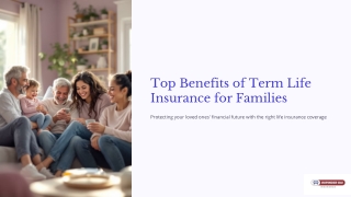 Top Benefits of Term Life Insurance for Families