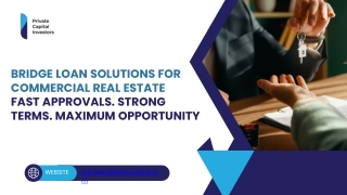 Bridge Loan Solutions for Commercial Real Estate