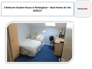 2 Bedroom Student House in Nottingham – Ideal Homes for the 2026-27