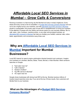 Affordable Local SEO Services in Mumbai – Grow Calls & Conversions (1)