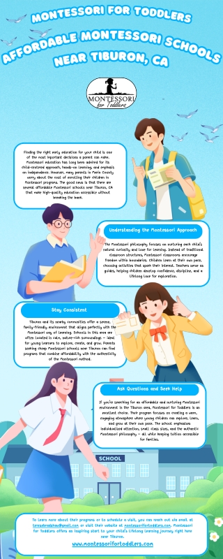 Affordable Montessori Schools Near Tiburon, CA