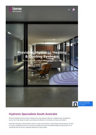 Adelaide hydronic heating