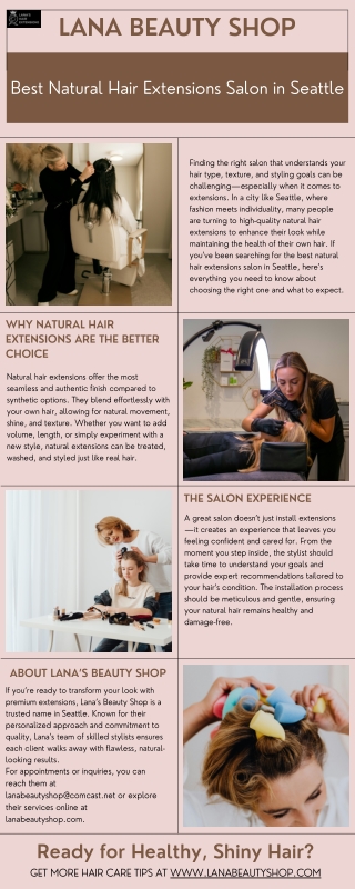 Best Natural Hair Extensions Salon in Seattle