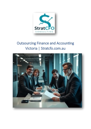 Outsourcing Finance and Accounting Victoria | Stratcfo.com.au