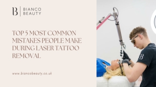 Top 5 Most Common Mistakes People Make During Laser Tattoo Removal
