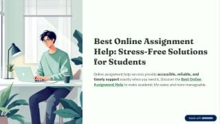 Best Online Assignment Help UK: Stress-Free Solutions for Students