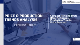 Compact Refining Units (Mini Refineries) Analysis, Production and Price