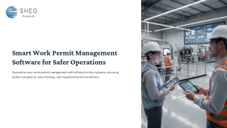 Smart Work Permit Management Software for Safer Operations