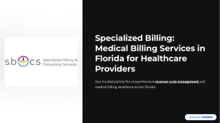 Medical Billing Services in Florida for Healthcare Providers