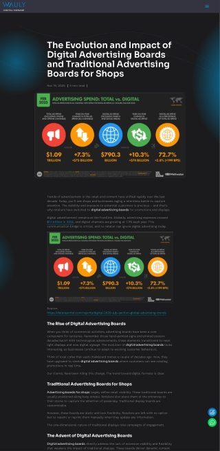 The Evolution and Impact of Digital Advertising Boards and Traditional Advertising Boards for Shops
