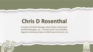 Chris D Rosenthal - A Team-Empowering Builder - Novelty, Ohio