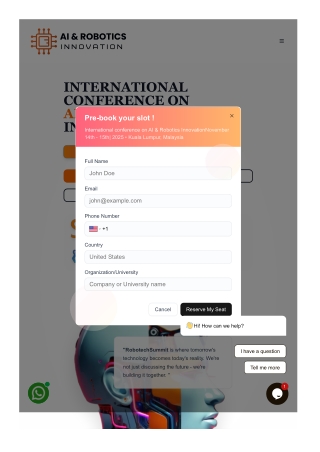 International Researchers Networking Event