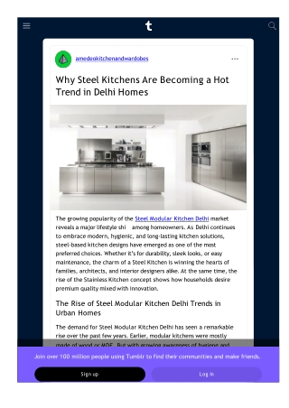 Why Steel Kitchens Are Becoming a Hot Trend in Delhi Homes