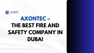 _Axontec –  The Best Fire and Safety Company in Dubai
