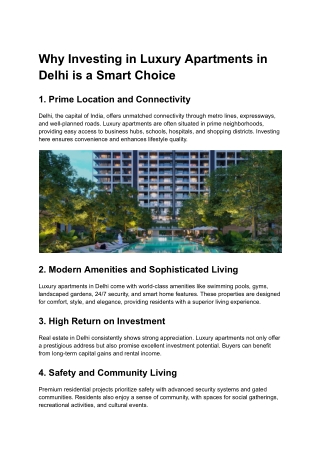 Luxury Apartments In Delhi _ TARC