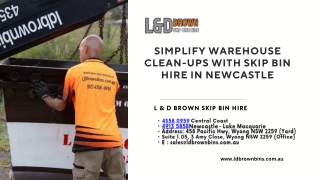 Simplify Warehouse Clean-ups with Skip Bin Hire in Newcastle