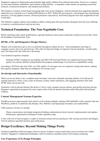 Soft and Hard Skills Every Freelance Web Designer in Singapore Needs