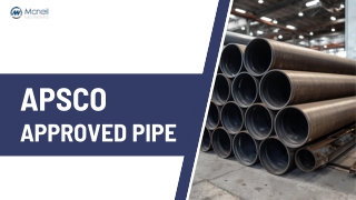 APSCO Approved Pipe pdf
