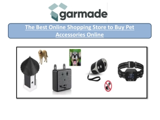 Buy Pet Accessories Online and Treat Your Pets to Premium Comfort