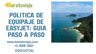 Política de equipaje de easyJet guía paso a paso