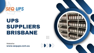 ups suppliers brisbane