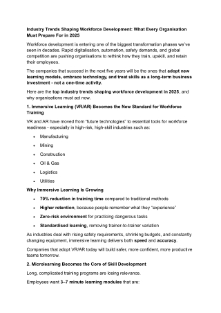 Industry Trends Shaping Workforce Development 21-11-2025