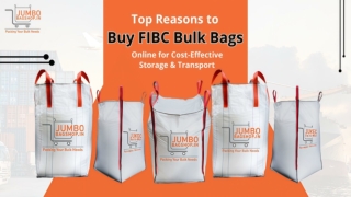Top Reasons to Buy FIBC Bulk Bags Online for Cost-Effective Storage & Transport