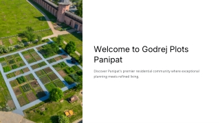Godrej Plots Panipat | Better Place To Live