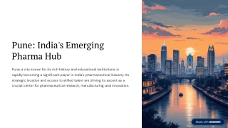 Top Pharmaceutical Company in Pune | Pharma Growth, Research & Manufacturing Exc