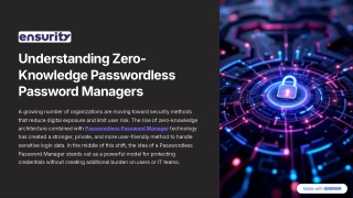 Understanding Zero-Knowledge Passwordless Password Managers