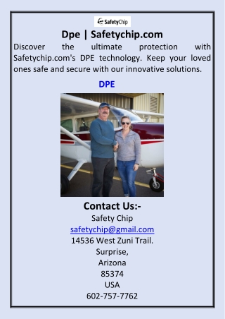 Dpe  Safetychip.com