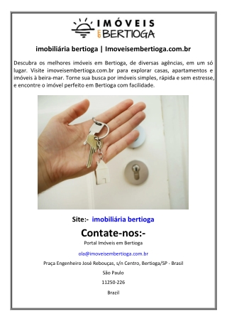 imobiliária bertioga Imoveisembertioga.com.br